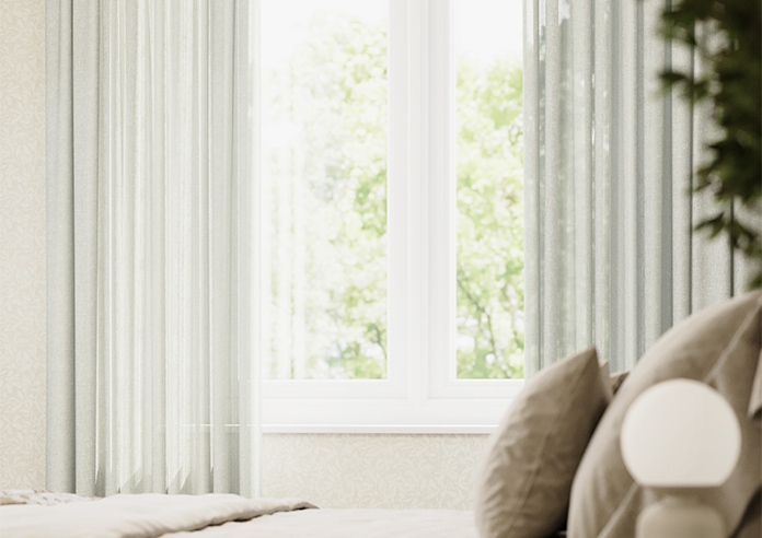 Taranto Voile, Black Frost - Made to Measure Curtains - Image 5